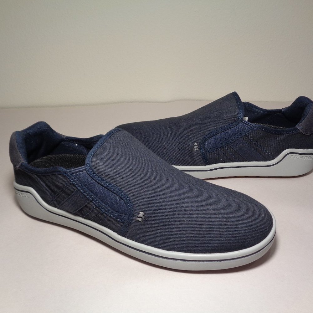 Merrell Size 9.5 PRIMER LACELESS Navy New Slip-on
